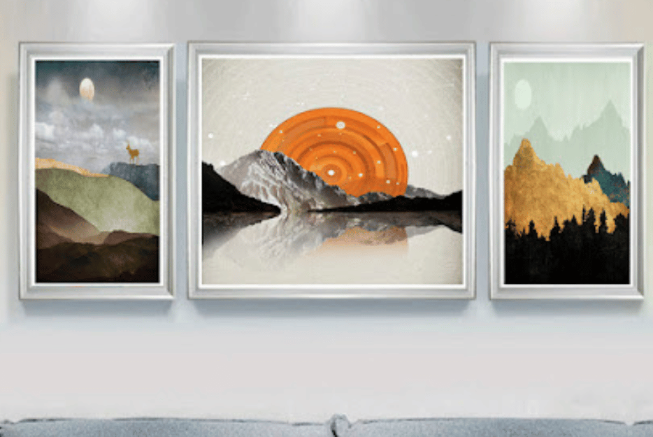 4 mẫu tranh canvas cho tiệm xăm ở Đà Nẵng siêu chất bạn nhất định phải thử. 3 Tranh canvas phong cảnh cho tiệm xăm Đà Nẵng