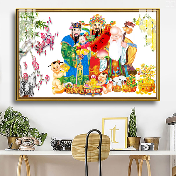 tranh phúc lộc thọ tráng gương ở TPHCM tranh phúc lộc thọ tráng gương ở TPHCM