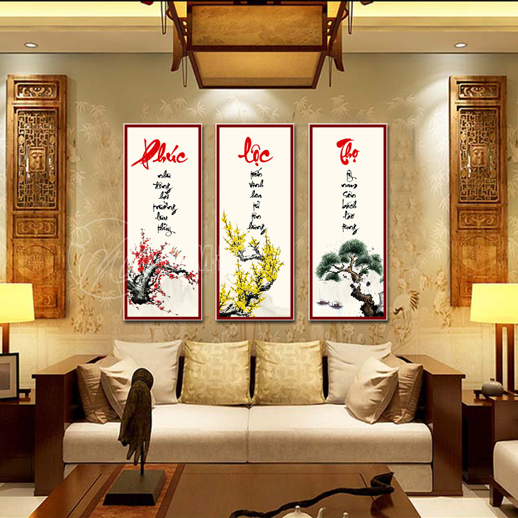 tranh tráng gương phúc lộc thọ ở Hội An