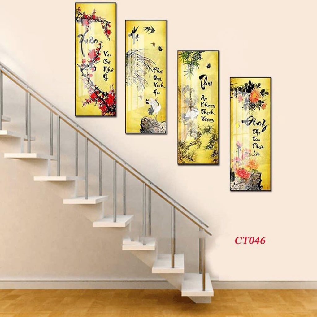 Tranh tráng gương phúc lộc thọ ở Sài Gòn Tranh tráng gương phúc lộc thọ ở Sài Gòn