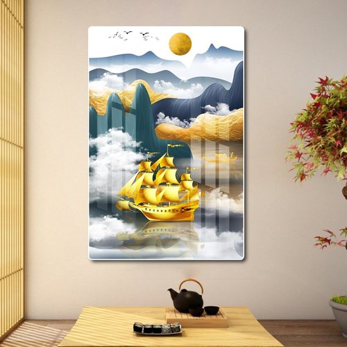 tranh tráng gương thuận buồm xuôi gió biển cả