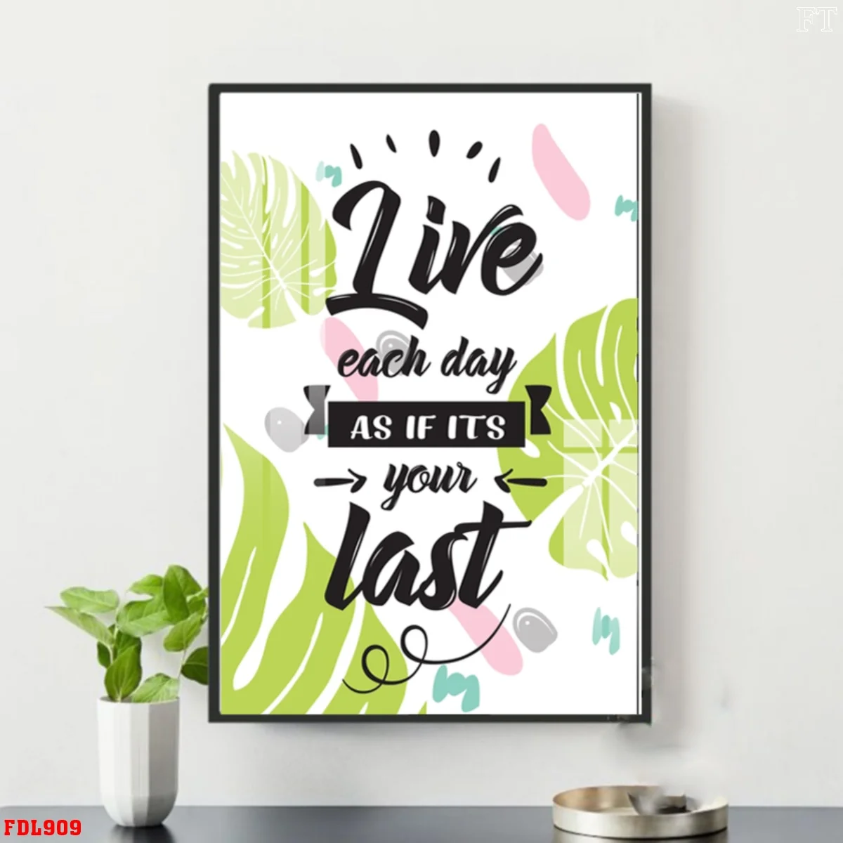 FDL909 4 - Tranh động lực treo tường tráng gương tăng tinh thần làm viẹc