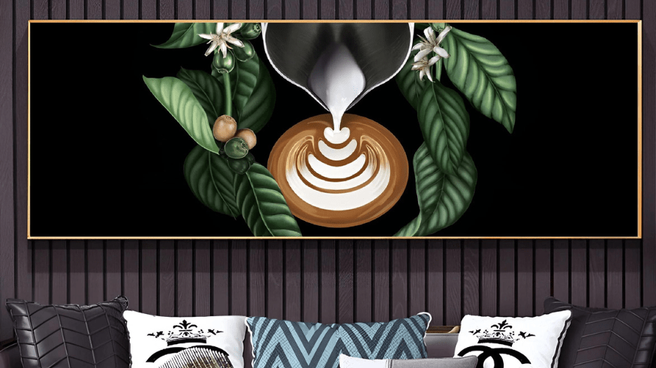 Tranh Cho Quầy Cafe File In Ấn 2 File Tranh In Ấn Cho Quầy Cafe