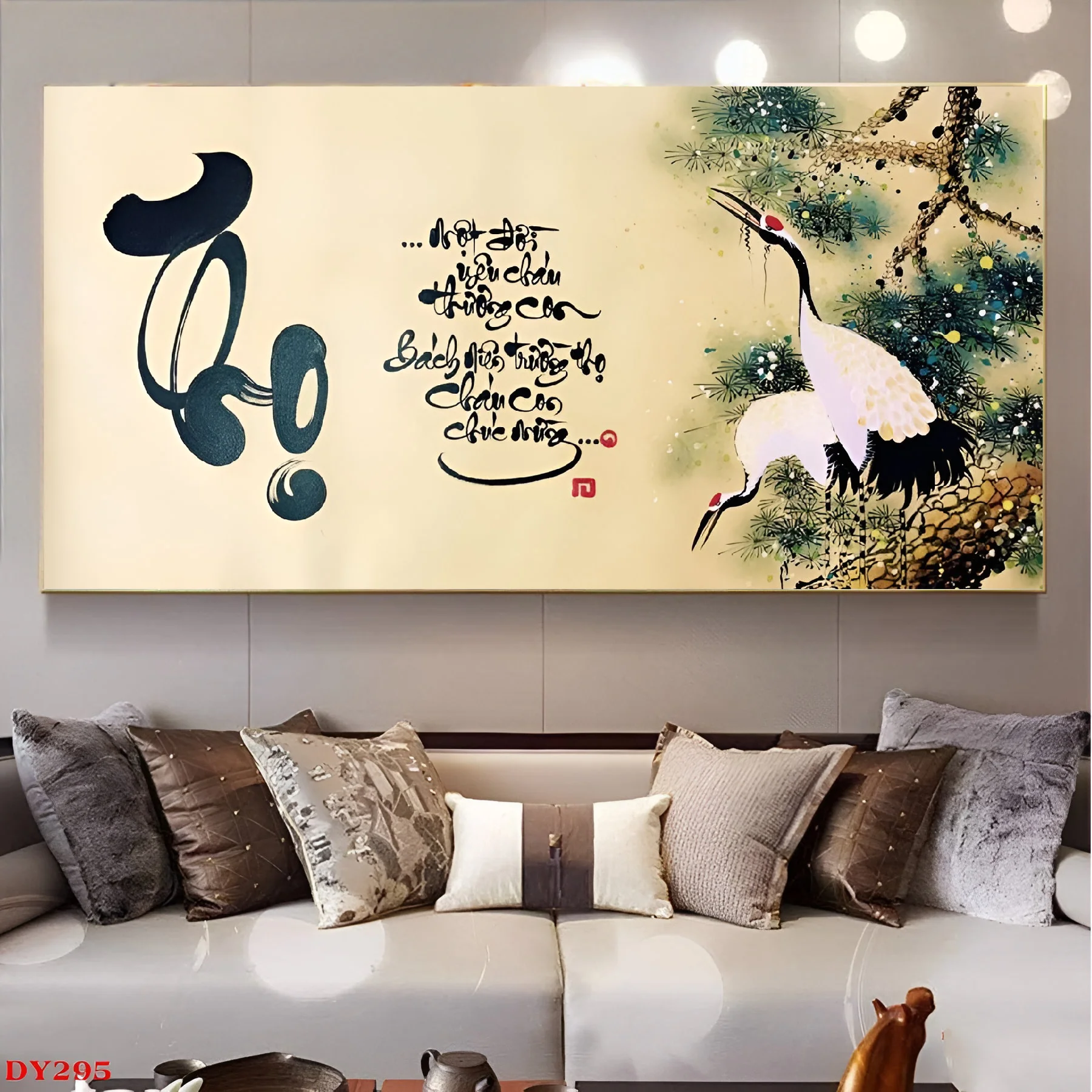 Tranh 1 01 1 - File Tranh In Ấn Mẫu Thư Pháp Chữ Thọ