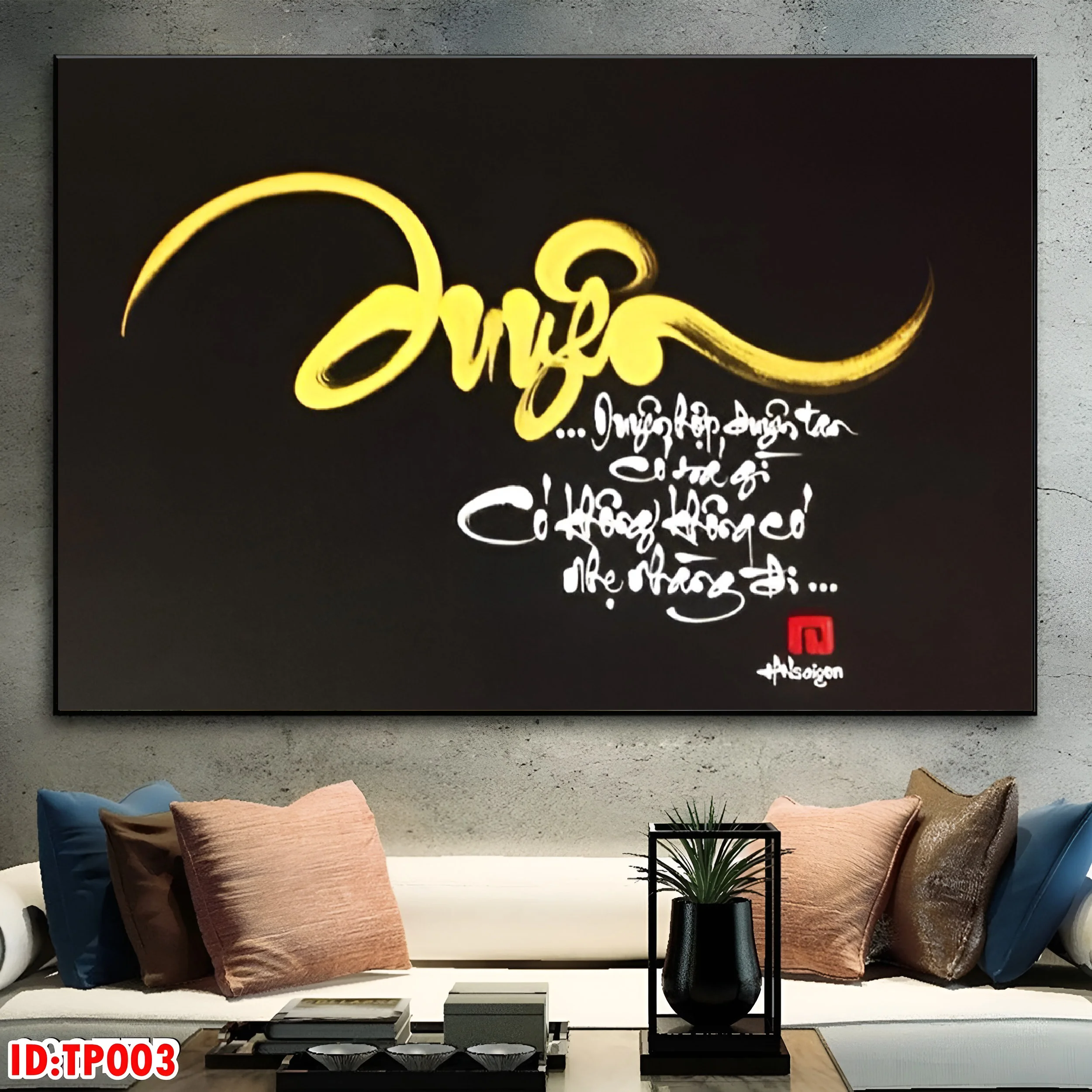 Tranh 11 01 2 1 - File In Ấn Về Tranh Thư Pháp Chữ Duyên