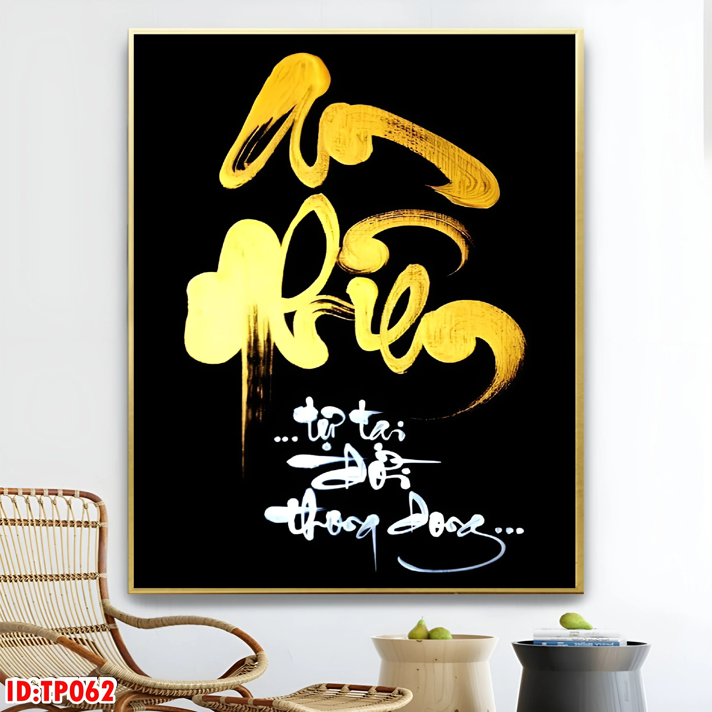 Tranh 7 01 3 - File Tranh In Ấn Mẫu Thư Pháp Chữ An Nhiên