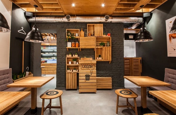 thiet ke quan cafe don gian dep 1 - Những mẫu thiết kế quán cafe nhỏ đơn giản nhưng đẹp vô cùng