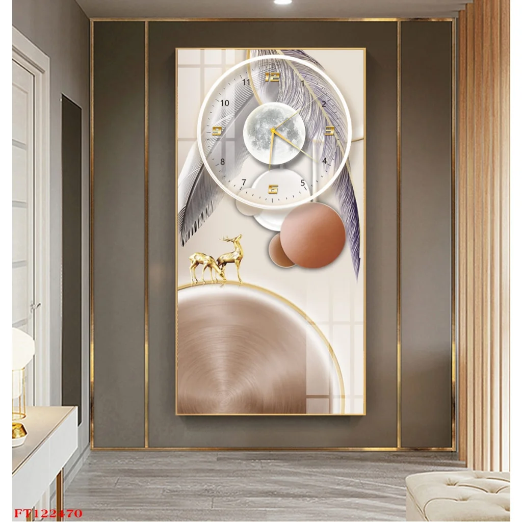 trang led 3d dong ho o sai gon01 1 - Tranh LED 3D Đồng Hồ Ở Sài Gòn Giá Tận Xưởng Uy Tín Nhất Hiện Nay