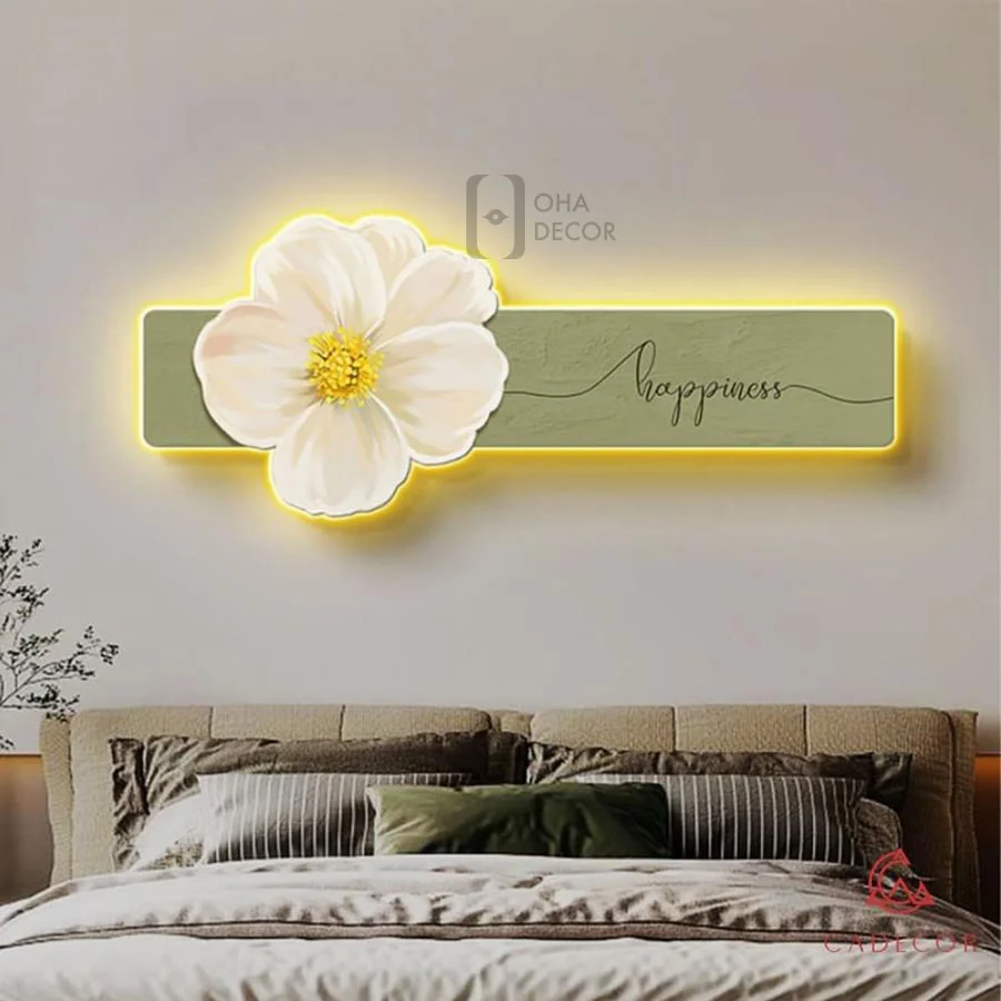 tranh trang guong 3d led bong hoa ohadecor 4 4 - Tranh Tráng Gương 3d Led Bông Hoa