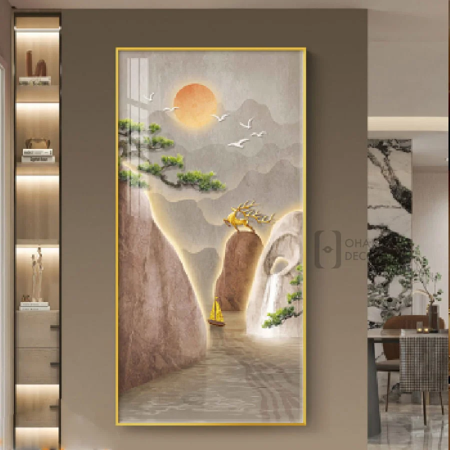 主图 01 2 3 - Tranh Treo Tường Phong Cảnh 3D Led