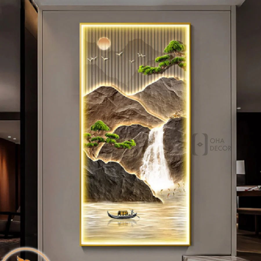 主图 03 1 3 - Tranh Treo Tường Phong Cảnh 3D Led
