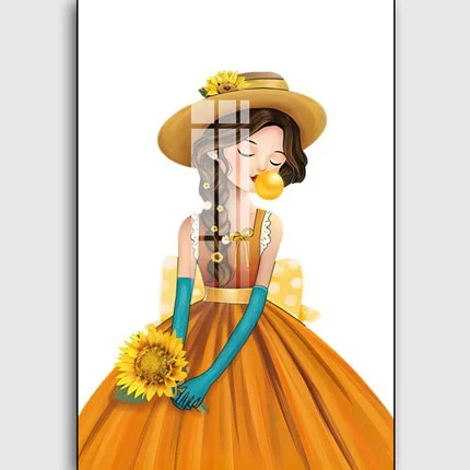 主图 05 5 - Tranh Treo Tường Led Cắt 3D Cô Gái