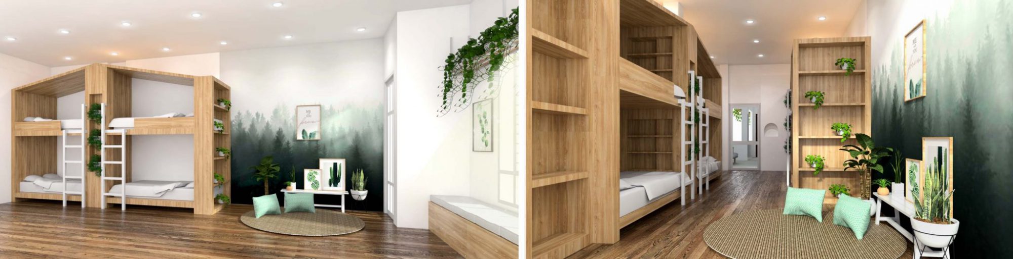 3 1 1 - Mẫu thiết kế Homestay Sleeping Wood tiện nghi, thoáng đẹp, độc đáo