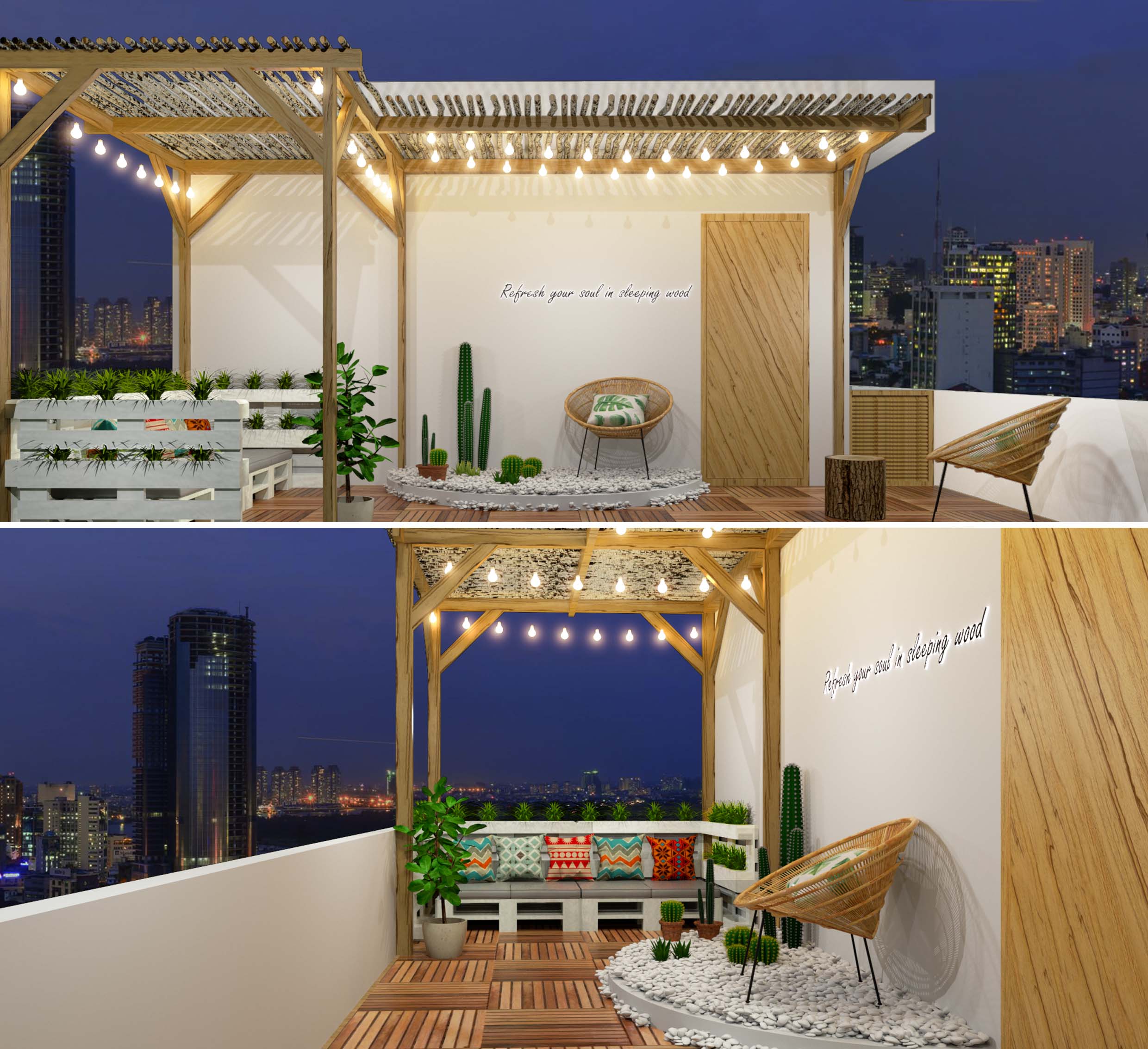7 1 - Mẫu thiết kế Homestay Sleeping Wood tiện nghi, thoáng đẹp, độc đáo