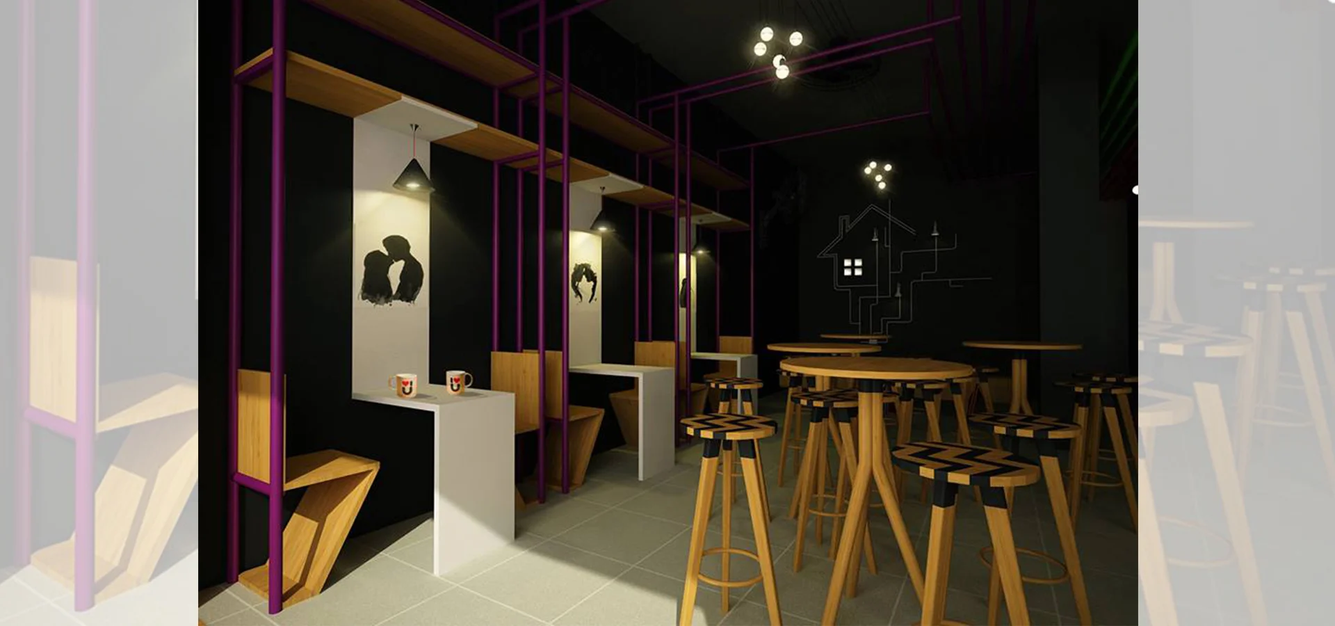 c 1 - Thiết kế và thi công quán cafe Ấm cà phê trọn gói tại Đà Nẵng