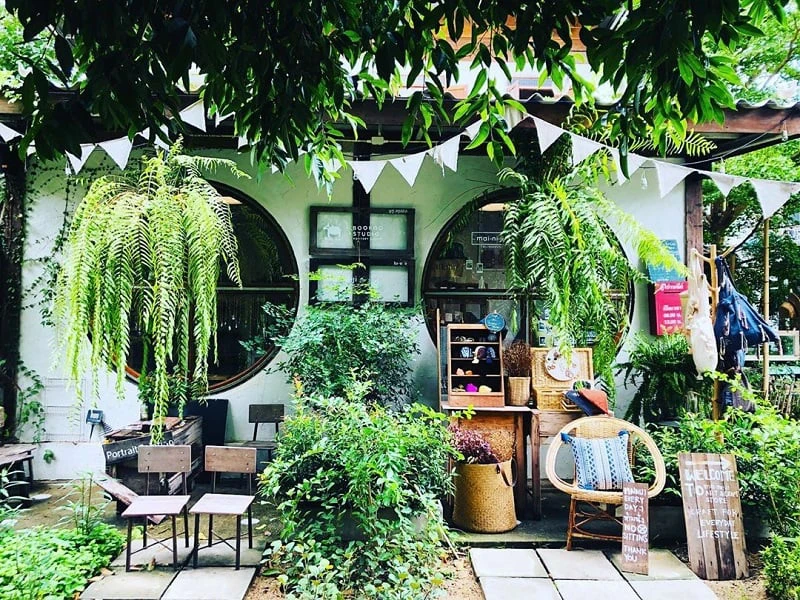thi công thiết kế quán cafe sân vườn 50m2 chỉ 120 triệu ở Hà Nội thi công thiết kế quán cafe sân vườn 50m2 chỉ 120 triệu ở Hà Nội