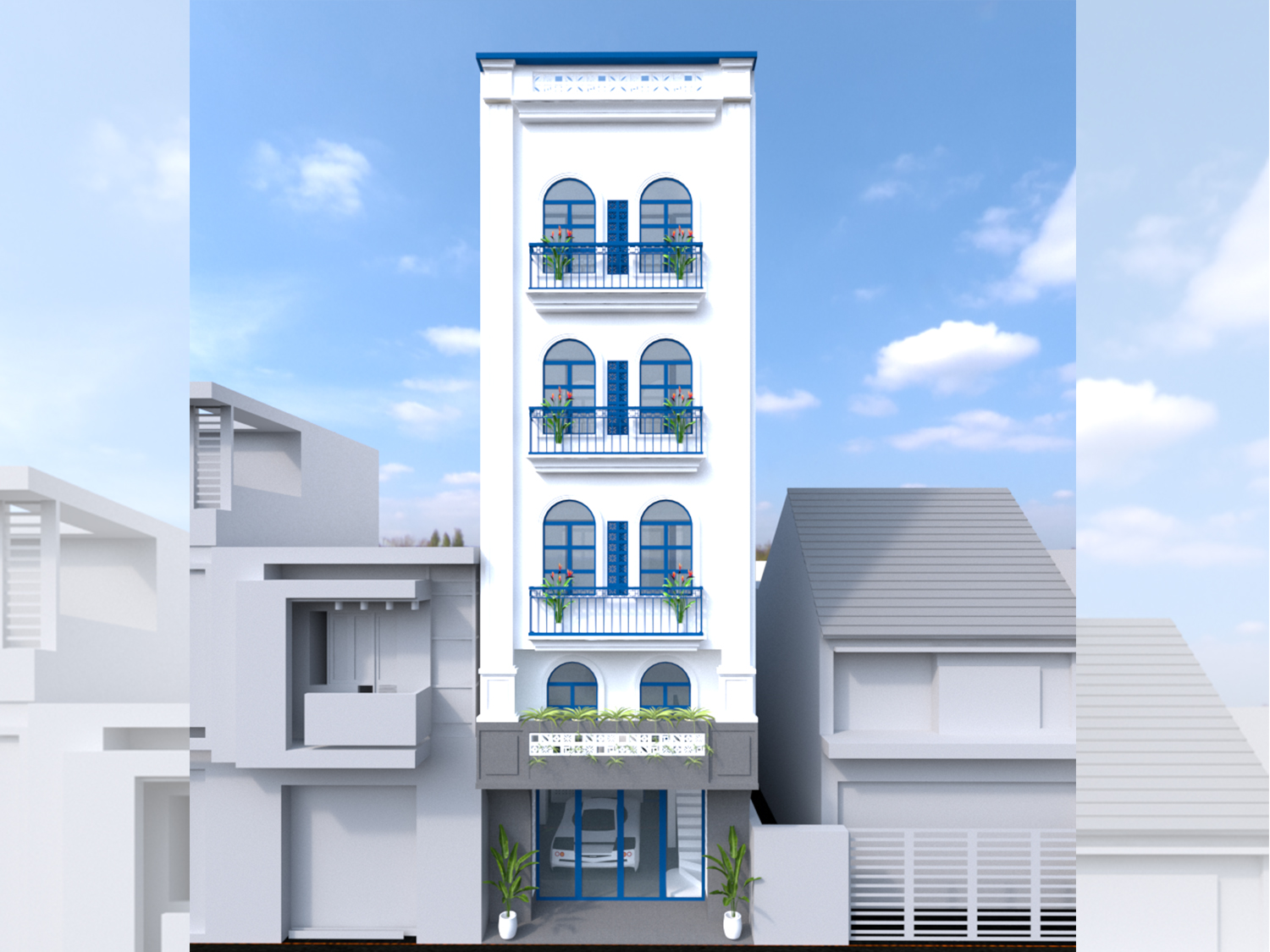 thiet ke khach san phong cach tan co dien tai da nang 1 1 - Thiết Kế Khách Sạn, Thiết Kế Homestay Tại Đà Nẵng | Đẹp, Độc, Lạ