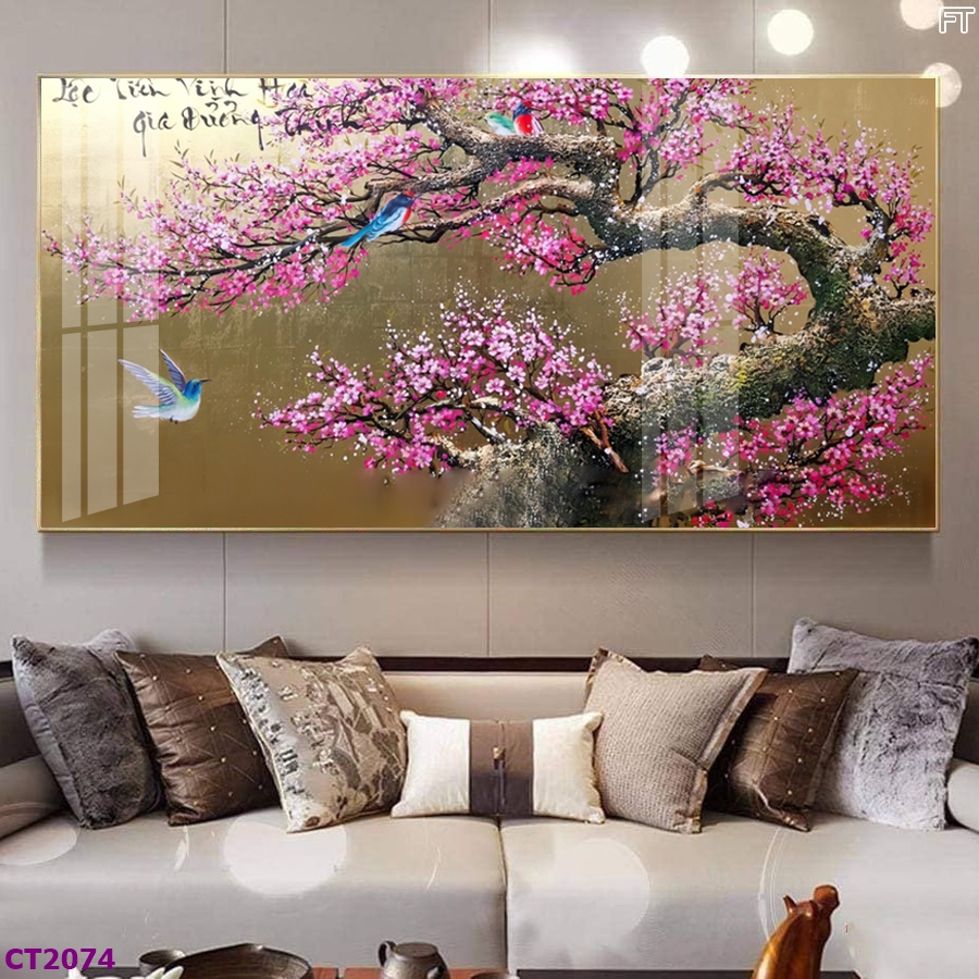 Tranh Tráng Gương Ở Tp Hcm Mẫu Hoa Anh Đào Nở Rộ Qùa Tặng Năm Mới 7 CT2074