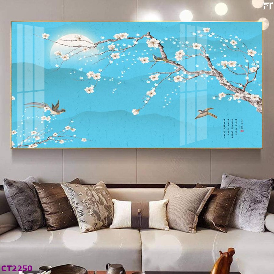 Tranh Tráng Gương Ở Tp Hcm Mẫu Hoa Anh Đào Nở Rộ Qùa Tặng Năm Mới 10 CT2250