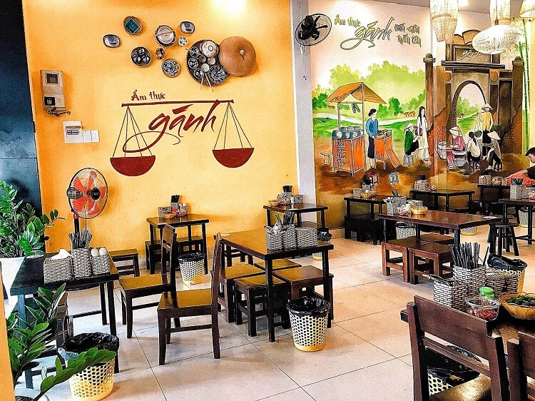 quán bún đậu mắm tôm ở Bạc Liêu Thiết kế không gian hài hòa và tinh tế