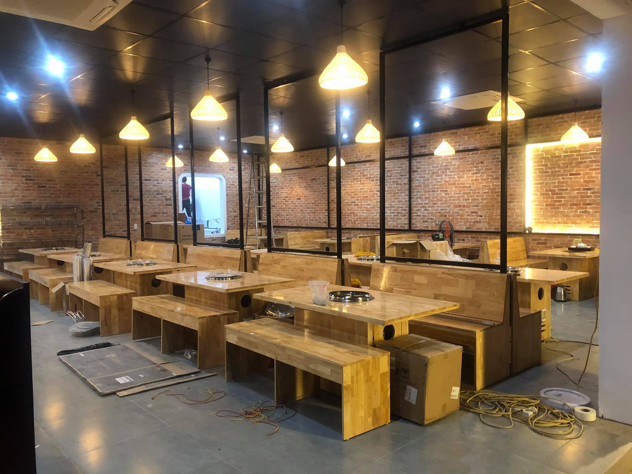 Thi Công Thiết Kế Quán lẩu nướng 200m2 tại Cần Thơ chỉ 100 triệu 11 thiet ke mau lau