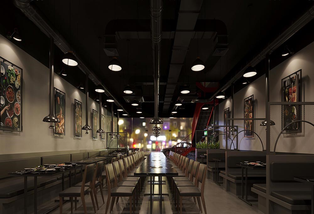 Thi Công Thiết Kế Quán lẩu nướng 200m2 tại Cần Thơ chỉ 100 triệu 10 thiet ke quan lau1