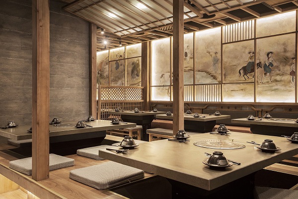 Thi Công Thiết Kế Quán lẩu nướng 200m2 tại Cần Thơ chỉ 100 triệu 2 thiet ke quan lau2