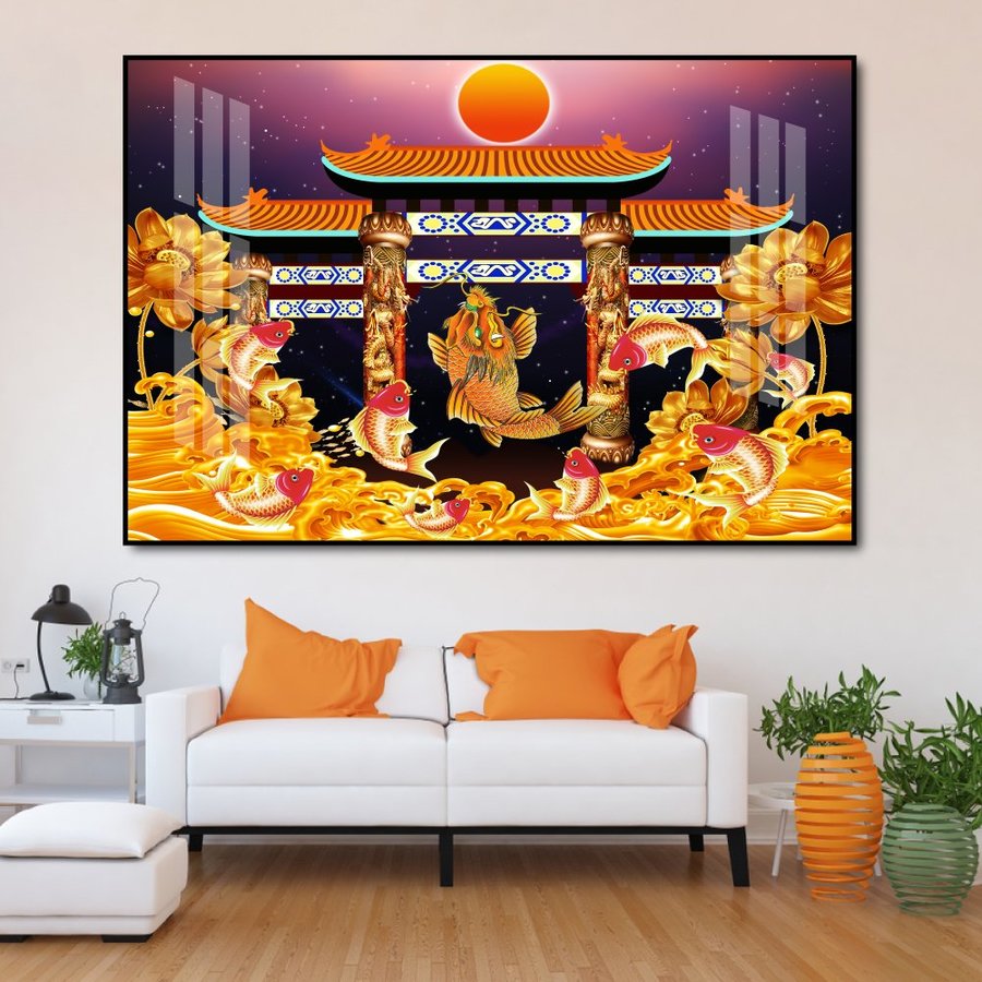 tranh tráng gương đại phát đại lộc ở Sóc Trăng Ohadecor