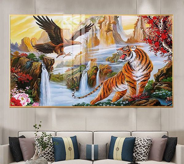 tranh tráng gương hổ vàng phú quý ở Ninh Thuận Ohadecor