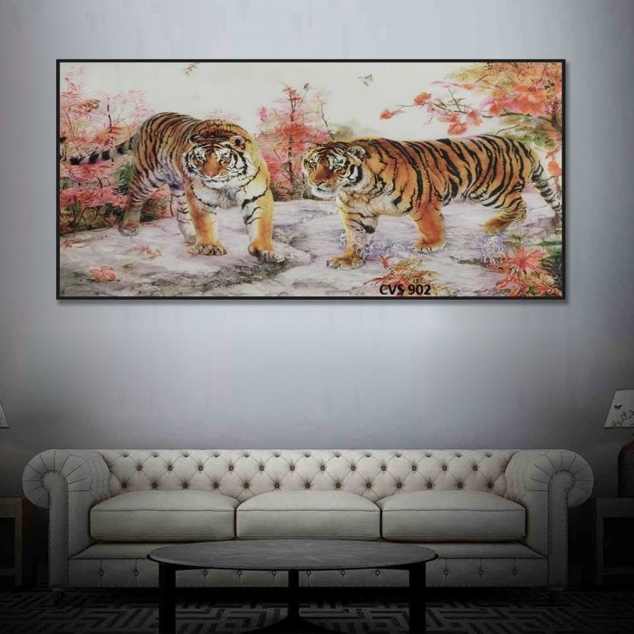 tranh tráng gương hổ vàng phú quý ở Ninh Thuận tranh tráng gương hổ vàng phú quý ở Ninh Thuận