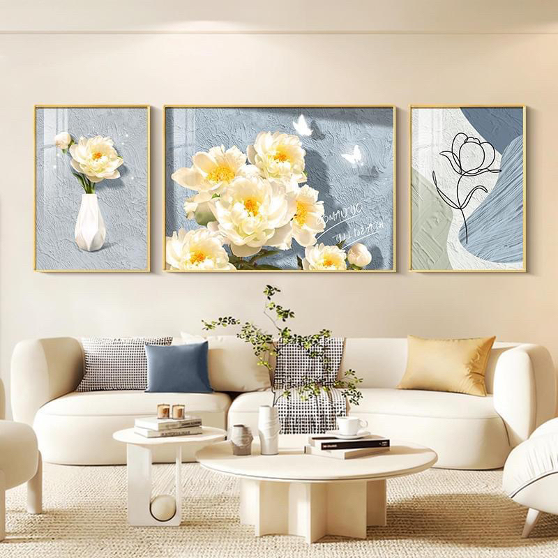 Tranh Tráng Gương Ở Sài Gòn Mẫu Cây Cỏ Mùa Xuân Qùa Tặng Năm Mới 4 tranh tráng gương ở Sài Gòn mẫu cây cỏ mùa xuân