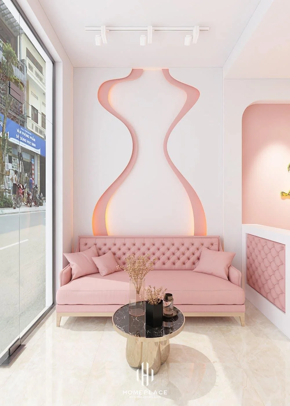 tường thạch cao ở TPHCM