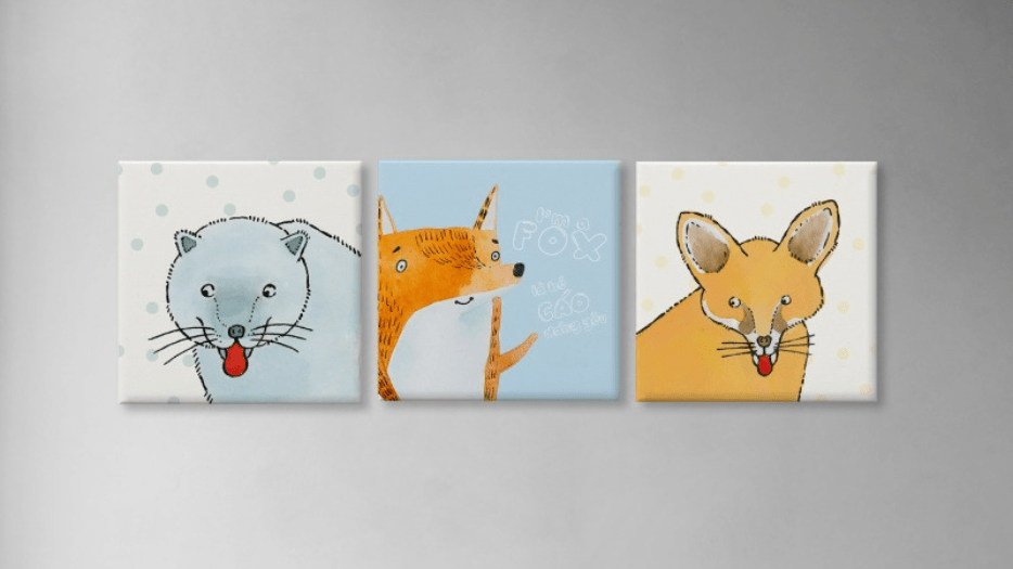 Tranh canvas tràn viền động vật tại Đà Nẵng