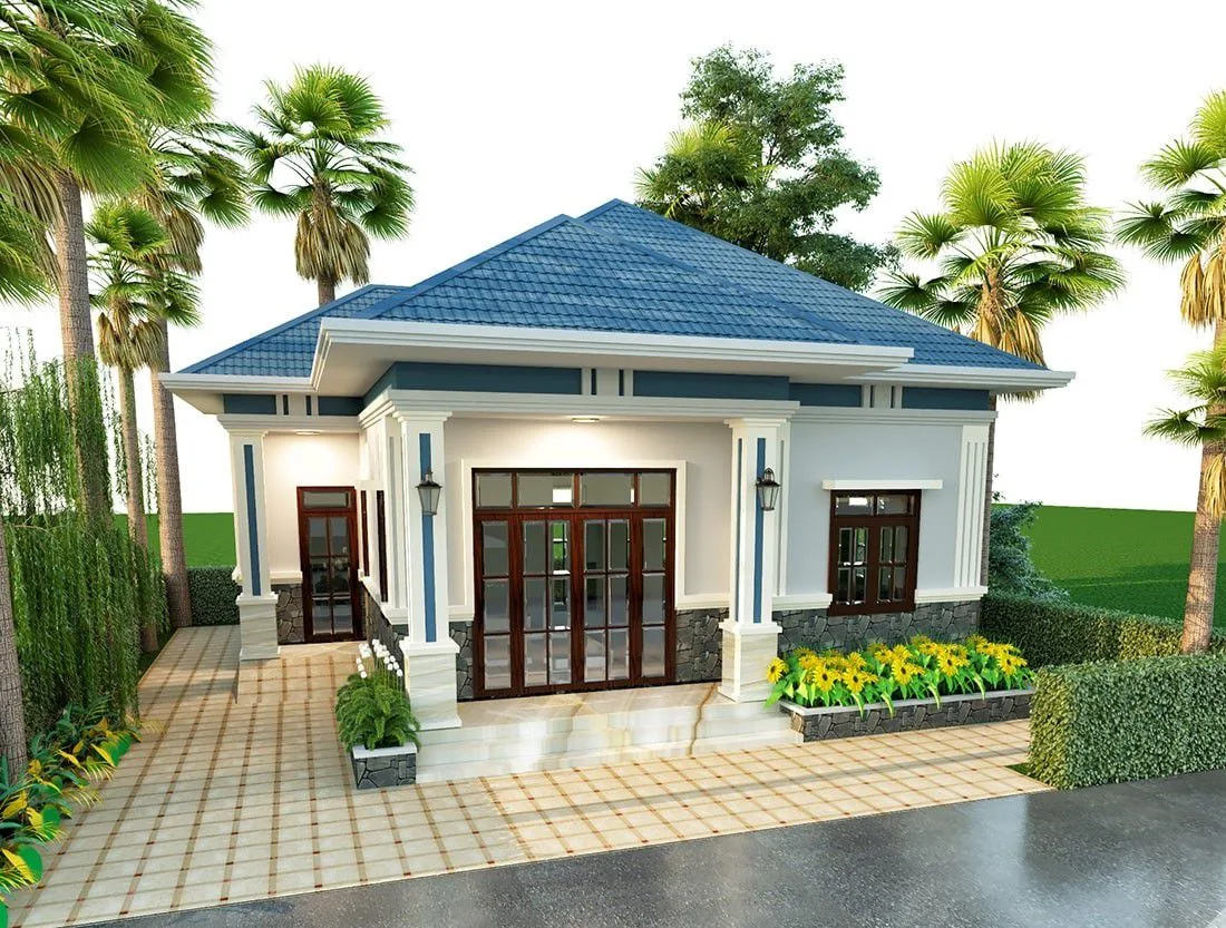 Mẫu nhà kiểu tiền chế tại An Giang không thể bỏ qua 1 Thi cong tron goi Hoi An 10