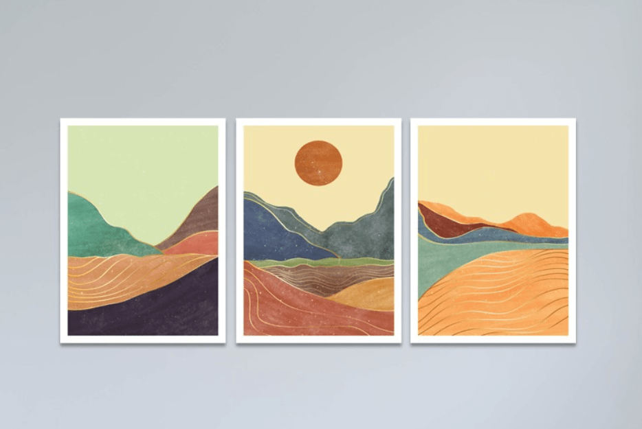 MẪU TRANH BỘ 3 ẢNH ĐẸP TẠI ĐÀ NẴNG KHÔNG NÊN BỎ LỠ 1 Tranh bộ 3 ảnh đẹp tại Đà Nẵng phong cách tối giản