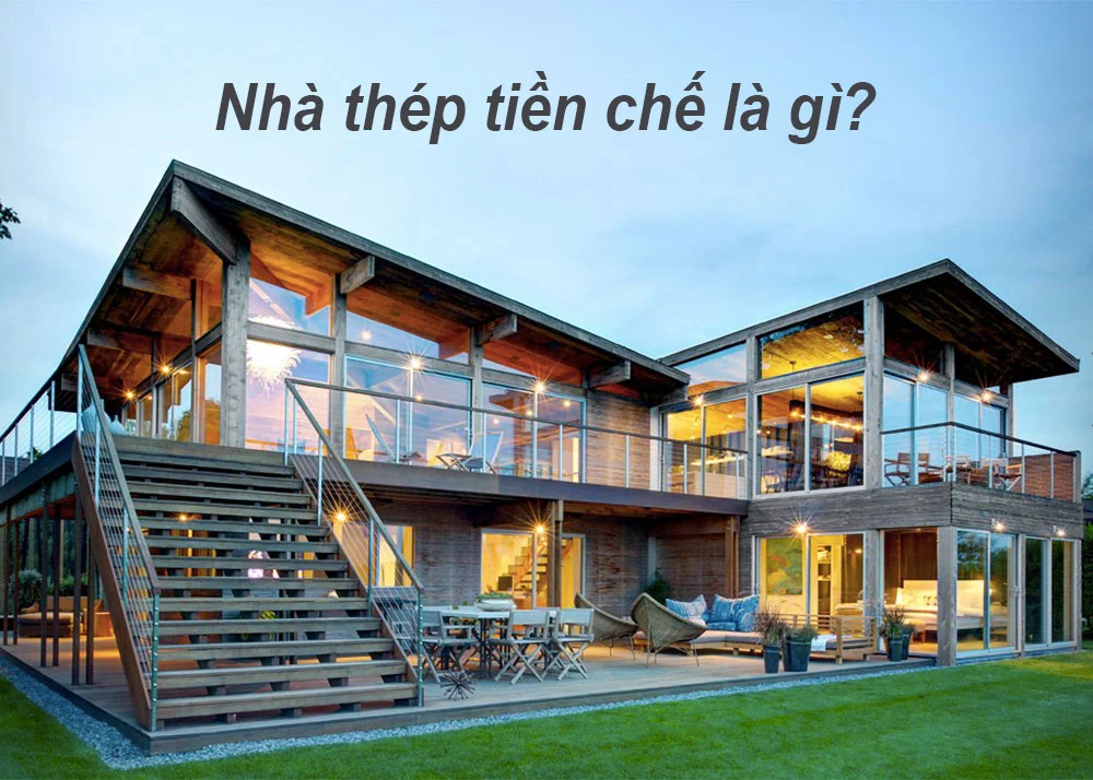 Nhà thép tiền chế 2 tầng