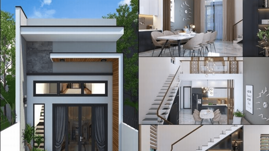 Thiết kế nhà cấp 4 gác lửng giá rẻ tại Huế