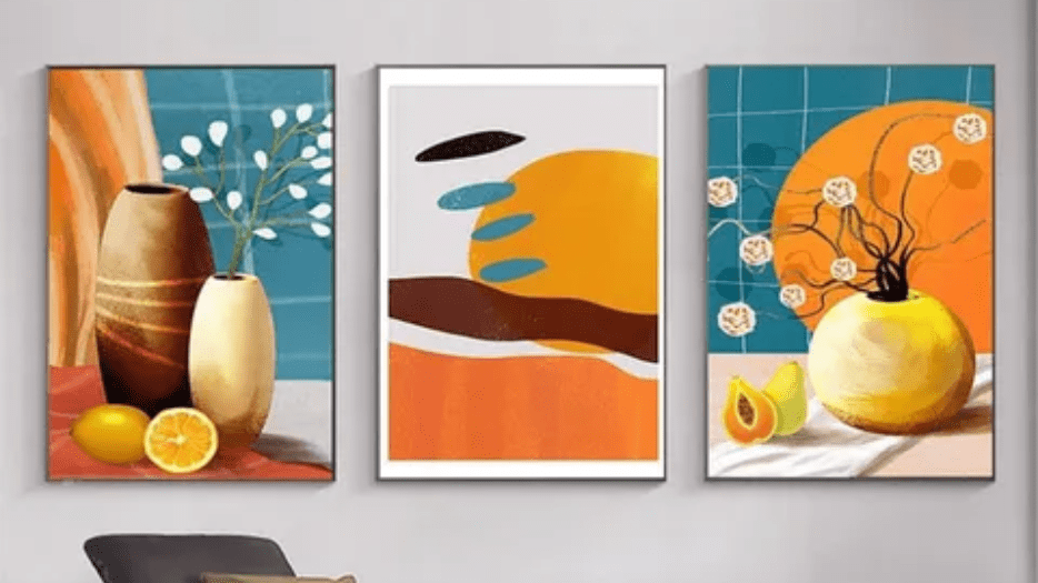 Tranh canvas trang trí quán trà sữa tại Đà Nẵng