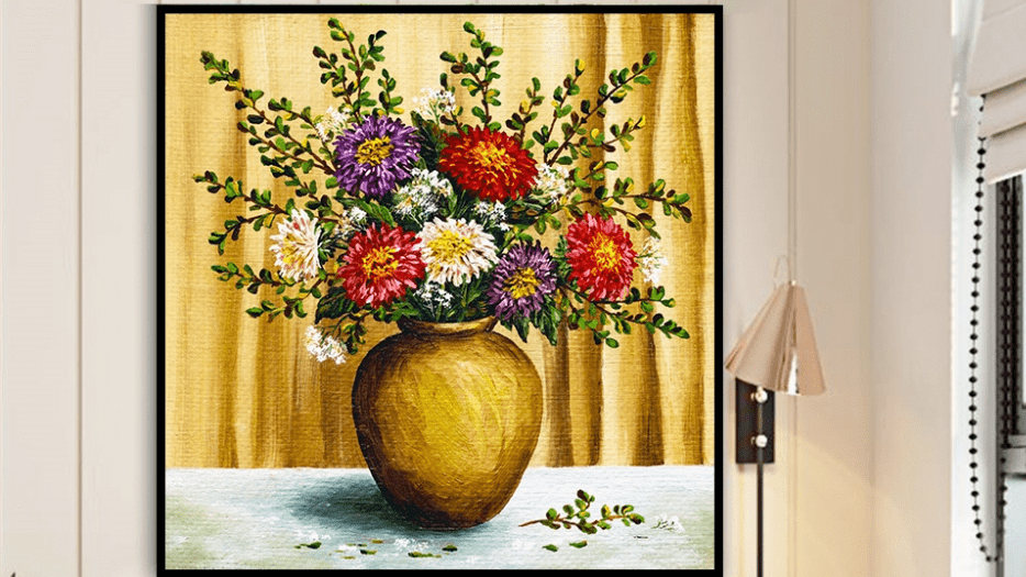 Tranh canvas trang trí quán trà sữa tại Đà Nẵng