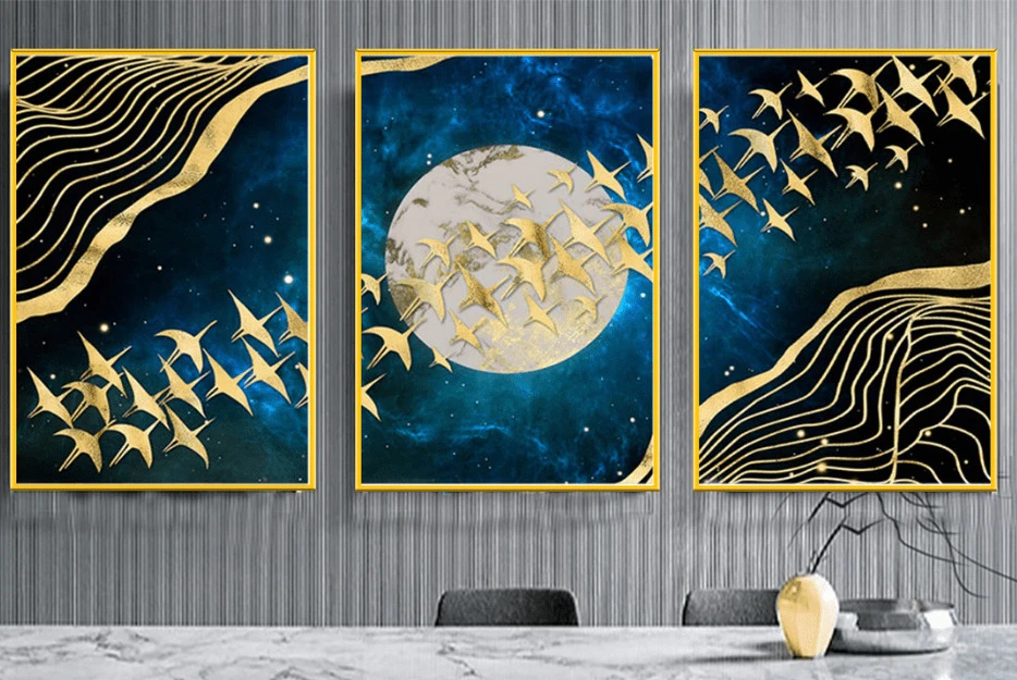 Top 5 mẫu tranh tráng gương 5D LED trừu tượng tại Đà Nẵng 4 Tranh tráng gương 5D LED trừu tượng hiện đại