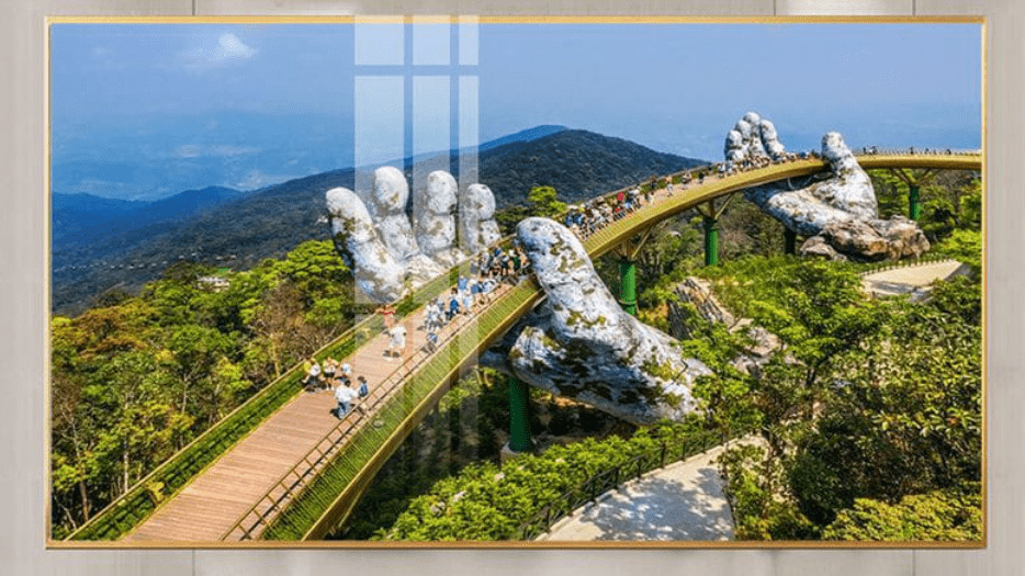 Tranh tráng gương cho khách sạn tình yêu tại Đà Nẵng