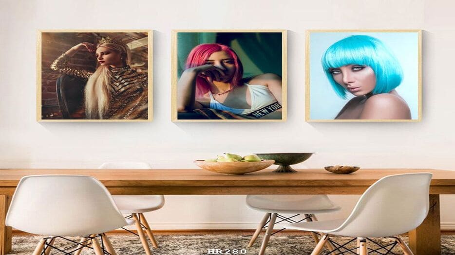Tranh canvas salon tóc tại Đà Nẵng 4 Tranh canvas tiệm salon tóc quận Thanh Khê
