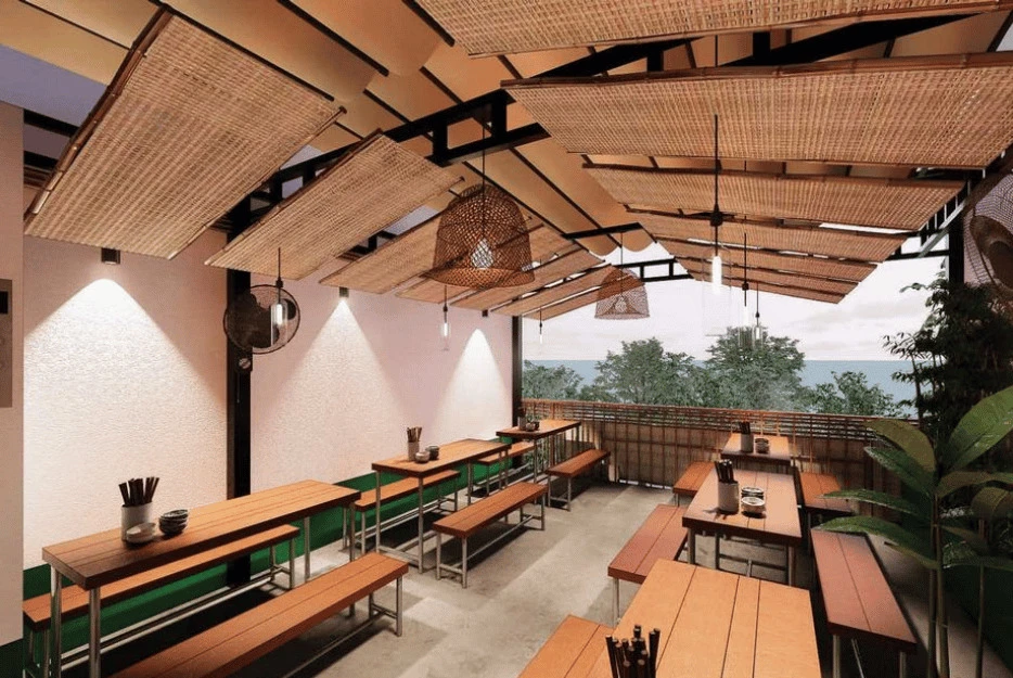 Quán bún đậu mắm tôm phong cách sang trọng