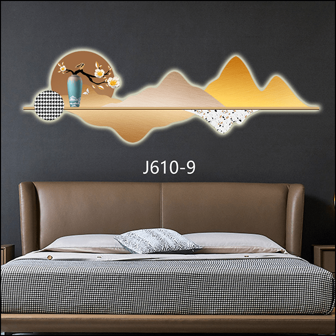 Tranh 3D LED Cắt Phong Cảnh Thiên Nhiên Trang Trí Phòng Khách Quán Tiệm Shop OHA Decor 4 Tranh 3D LED Cắt Phong Cảnh Thiên Nhiên