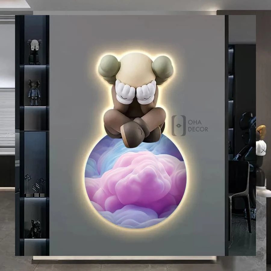 Tranh-Cắt-3D-LED-Gấu-Kaws-BearBrick-Trang-Trí-Phòng-Khách-Quán-Tiệm-Shop (4) Tranh Cắt 3D LED Gấu Kaws BearBrick Trang Trí Phòng Khách Quán Tiệm Shop