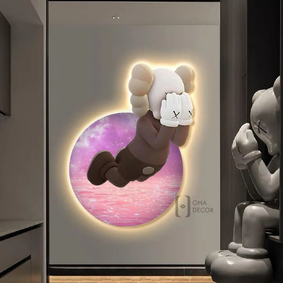 Tranh-Cắt-3D-LED-Gấu-Kaws-BearBrick-Trang-Trí-Phòng-Khách-Quán-Tiệm-Shop (8) Tranh Cắt 3D LED Gấu Kaws BearBrick Trang Trí Phòng Khách Quán Tiệm Shop