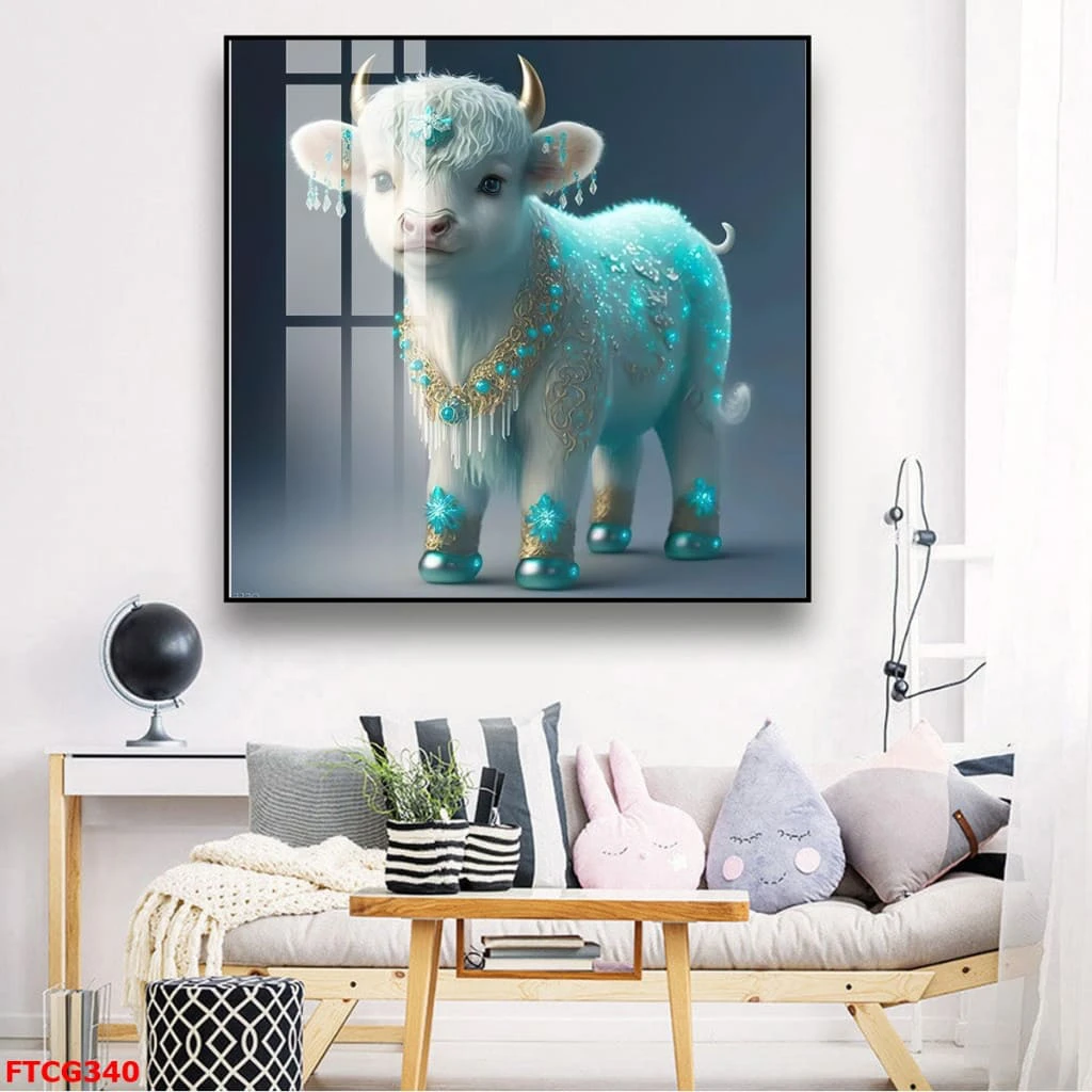 Tranh Tráng Gương 12 Con Giáp Phiên Bản Hoạt Hình Phòng Khách/ Phòng Ngủ/ Quà Tặng 7 Tranh Tráng Gương 12 Con Giáp Phiên Bản Hoạt Hình Phòng Khách/ Phòng Ngủ/ Quà Tặng