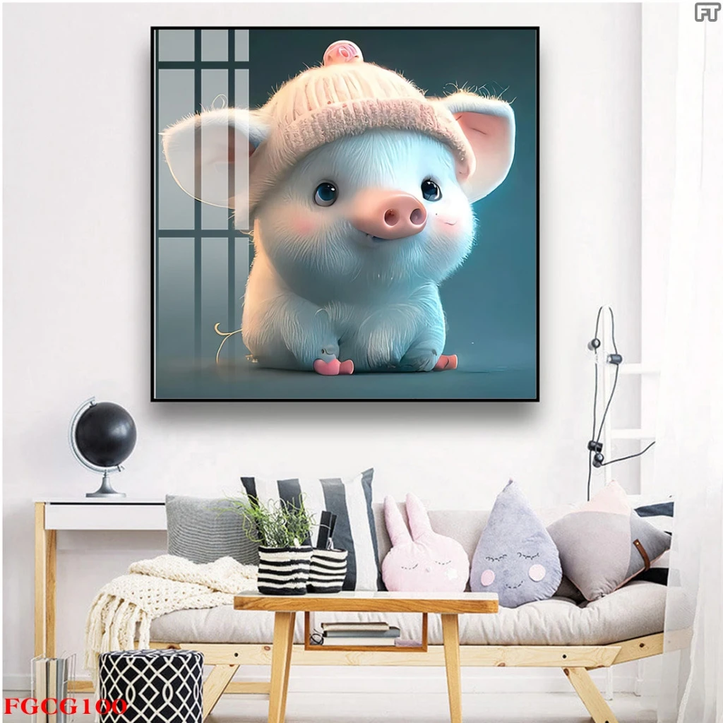 Tranh Treo Tường Tráng Gương Cao Cấp 12 Con Giáp Phong Cách Trung Hoa OHA Decor 6 Tranh Treo Tường Tráng Gương Cao Cấp 12 Con Giáp Phong Cách Trung Hoa