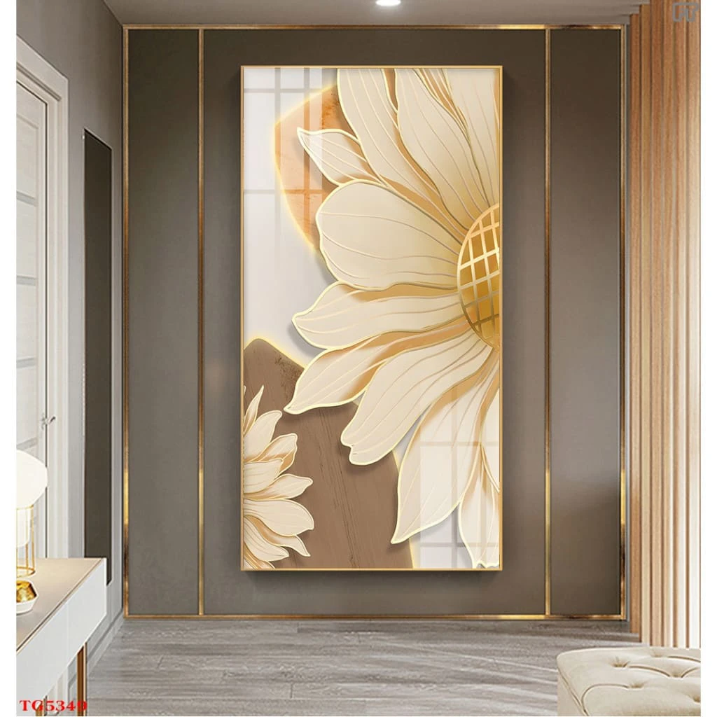Tranh Treo Tường Tráng Gương Cao Cấp Chủ Đề Hoa Hướng Dương Trang Trí Nhà, Quán Cà Phê Hiện Đại 2 Tranh Treo Tường Tráng Gương Cao Cấp Chủ Đề Hoa Hướng Dương Trang Trí Nhà, Quán Cà Phê Hiện Đại