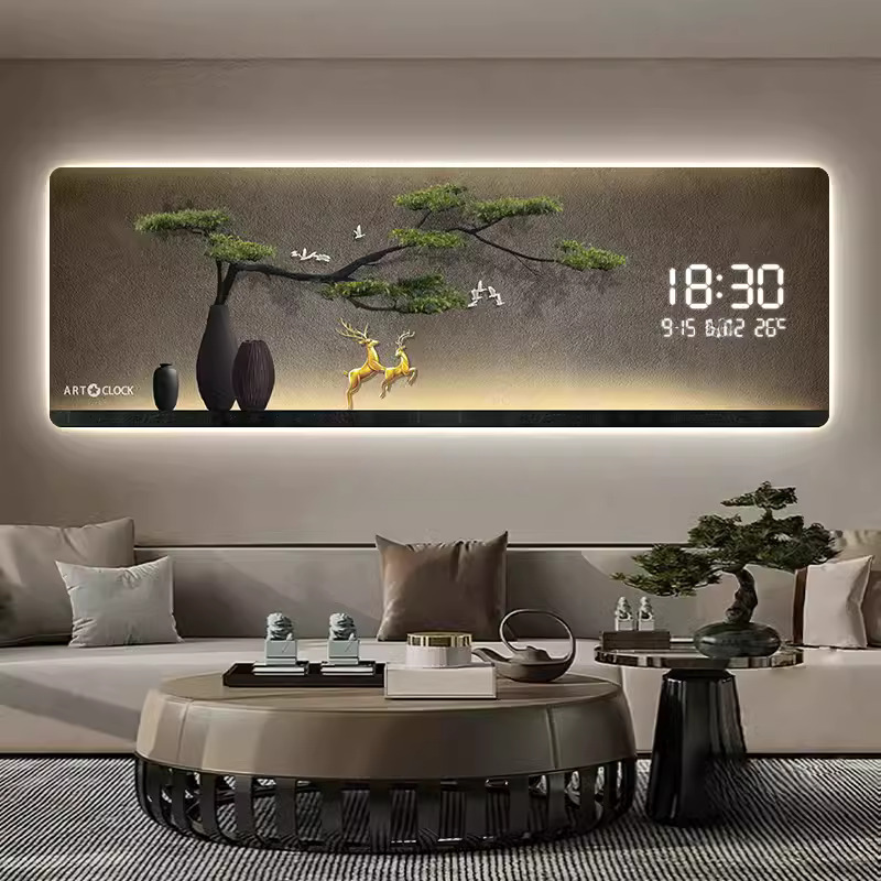 Tranh tráng gương theo yêu cầu Tiền Giang 3 dong ho tranh tuong 120 40 cc52 02